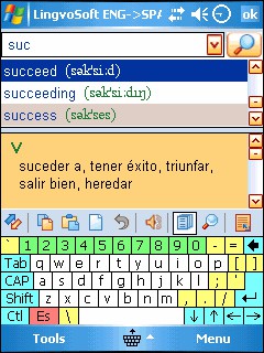 LingvoSoft Dictionary 2009 English <-> Spanish 4.1.88 screenshot